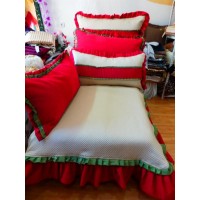 Crveno-beli prekrivač